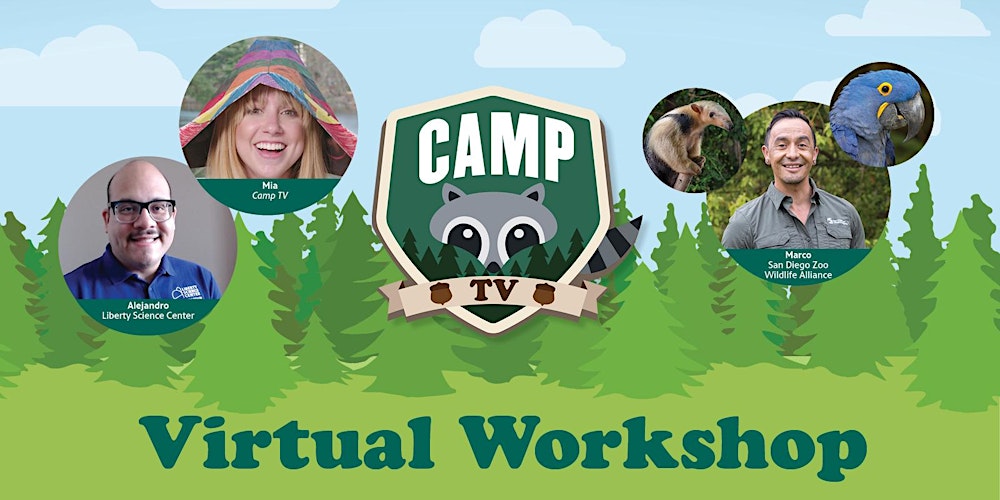 WNETEducation's tweet card. You are invited to this free virtual Camp TV workshop for families!
