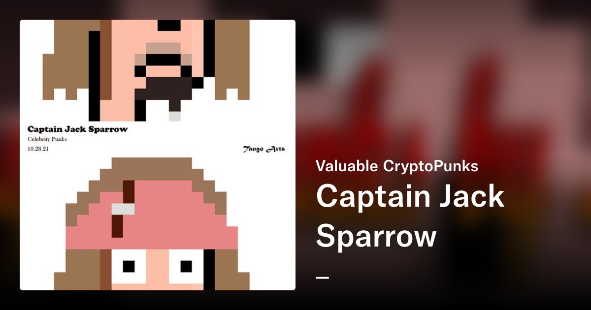 VCryptopunks's tweet card. Welcome to the valuable crypto punks on OpenSea. Unique and amazing pixel artworks from Tango arts. This valuable series of NFTs are on polygon blockchain for fast and gas-free experience. (https:/...