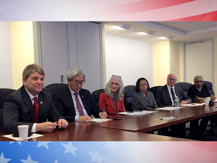 APApsychiatric's tweet card. Medical society leaders come to Capitol Hill to push their funding priorities