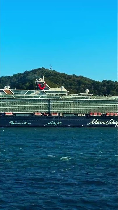 Algorithmist's tweet card. Hyperlapse Of Royal Caribbean Jewel Of The Seas Approaching Port At...