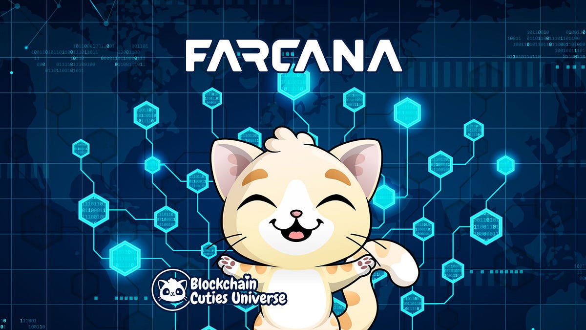 BlockchainCutie's tweet card. We are super excited to announce our strategic partnership with Farcana.