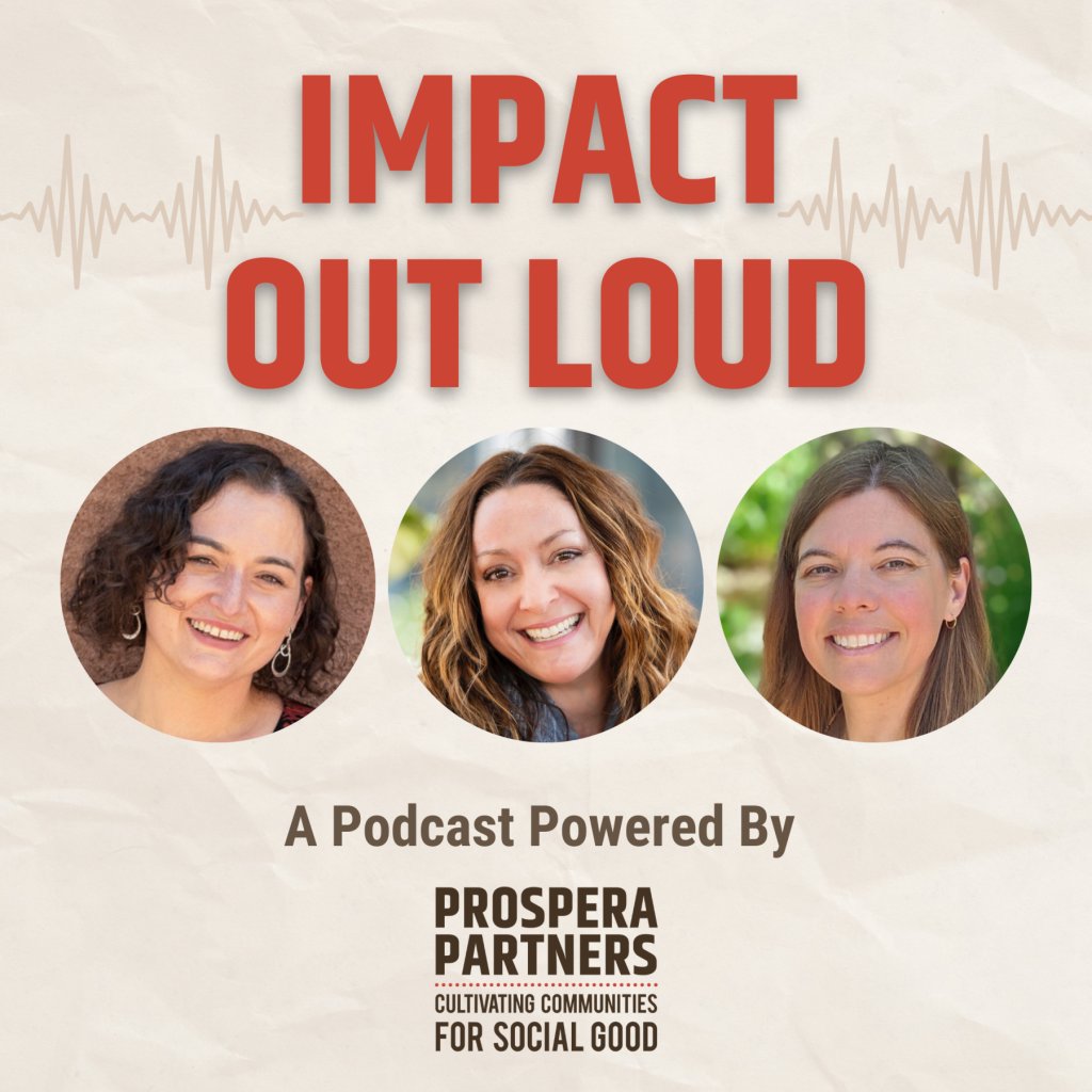 VickiPozzebon's tweet card. Listen in on the Impact Out Loud podcast for all things social impact. Why do nonprofit organizations and small businesses keep doing things the same way but expect different results? Join the...