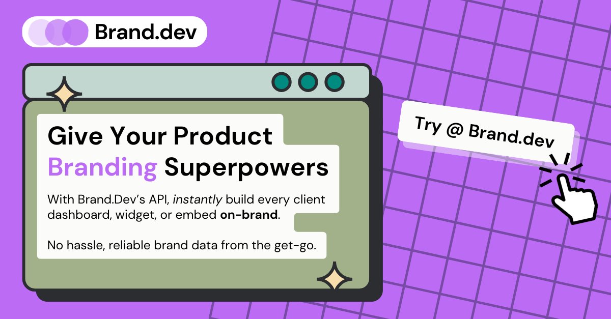 mynameisyahia's tweet card. The best company logo API that delivers company logos, brand colors & fonts instantly. Get logos from any domain via API in seconds. Trusted by 1000+ developers.