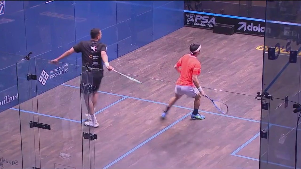 fox32news's tweet card. Top-ranked squash players are battling in Chicago this week for a $1M prize. Here’s what you need to know.