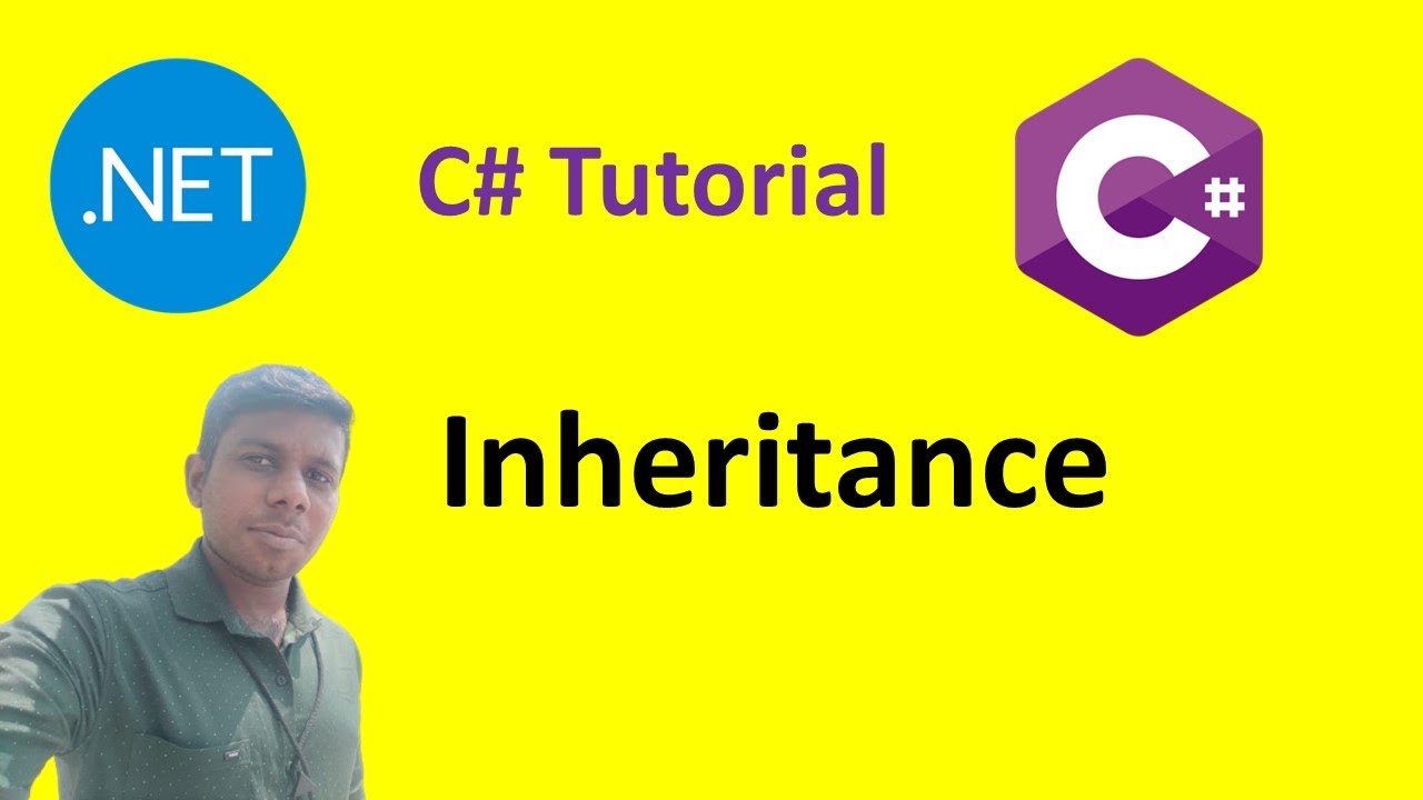MicahTechs's tweet card. Inheritance | Types | C# | .Net | Tutorial - 4 | Tamil