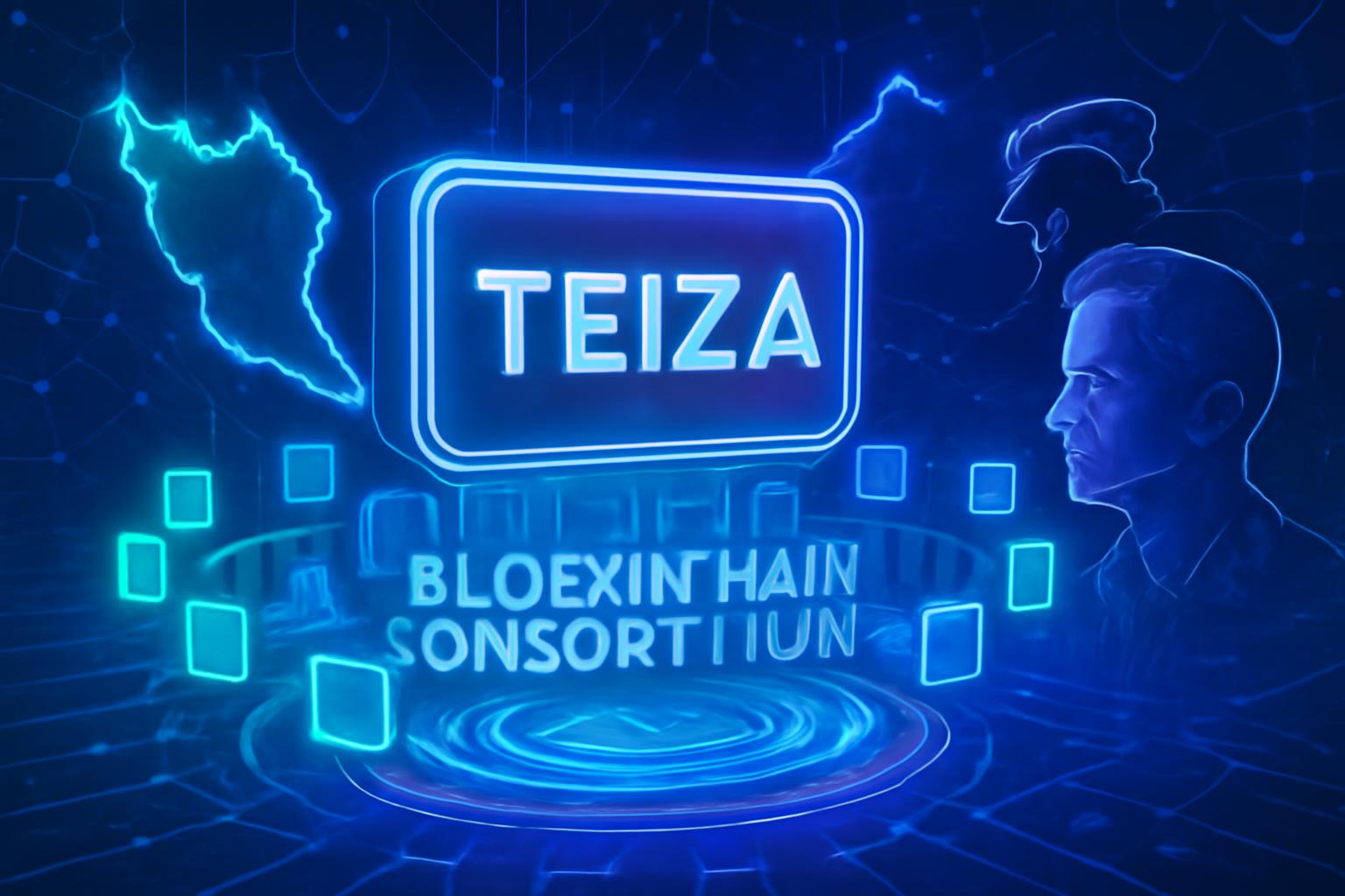 Richbycoin_com's tweet card. TEIZA announces the Malaysia Blockchain Consortium uniting 19 partners to establish national blockchain standards and accelerate adoption across government, finance, and industry.