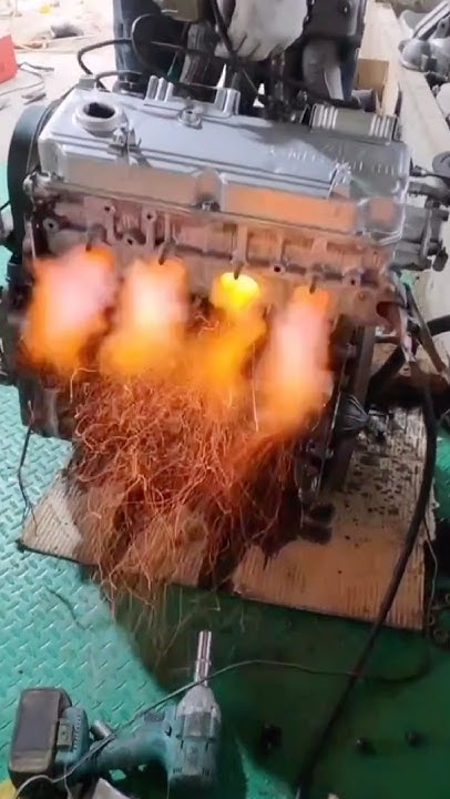 renaya41915362's tweet card. Mitsubishi four-cylinder engine#engine #enginemodel #carengine #diy...