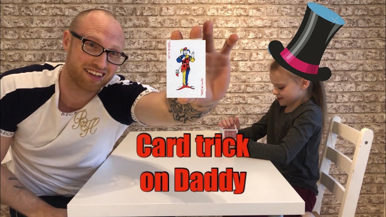 TheMadHouse_7's tweet card. MCKENNA-RAE DOES CARD TRICK ON DADDY.