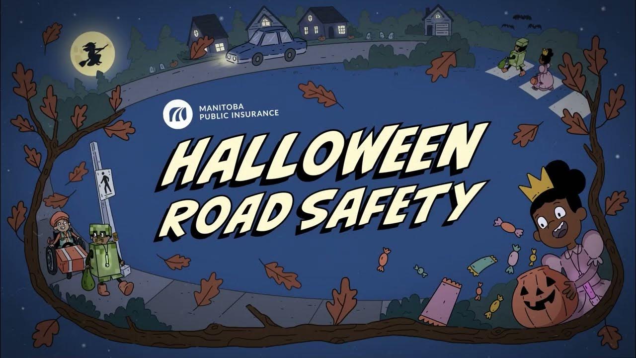 DistinctiveImpr's tweet card. Halloween Road Safety