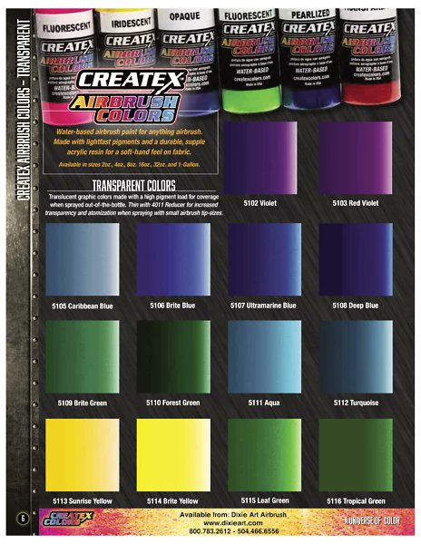 painterskin's tweet card. ArteKaos Downloads View and Share this File: Createx Airbrush Colors Catalogue,Airbrush Colors by Createx - Transparent water-based Catalog