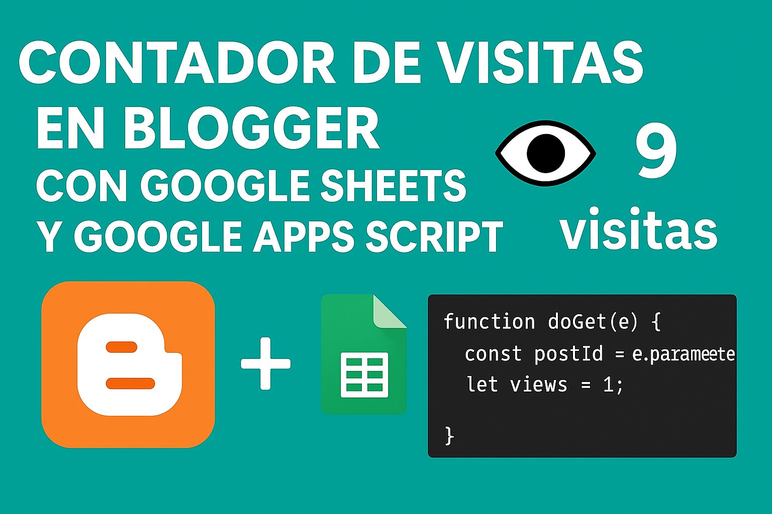compunetsi's tweet card. Crea un contador de visitas para tus publicaciones en tu web o blog Blogger para tener un registro de la cantidad de visitas que recibe tu web