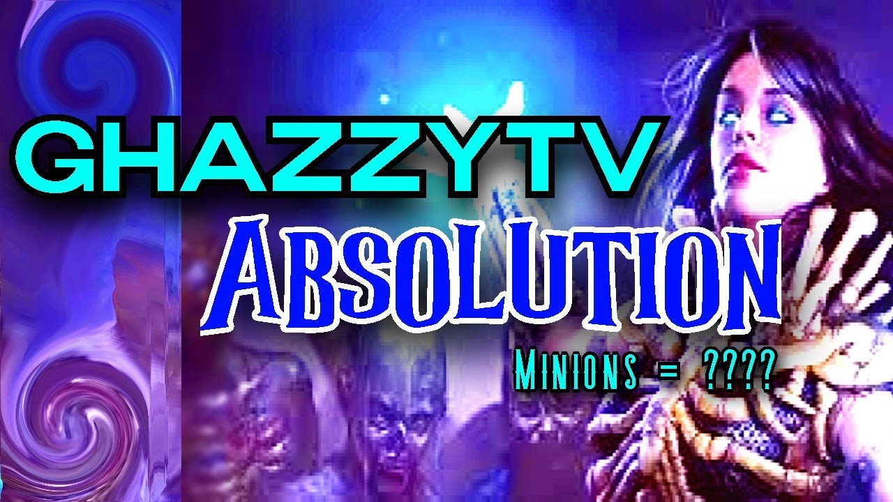 Havok_Gen's tweet card. Pro Build Reviews: Ghazzytv Absolution Minion Build #POE #POEvault...