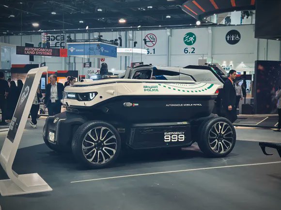 ZombiesOfThings's tweet card. After years of development in Dubai, AI-powered police robots are moving toward deployment in New York and Florida, Micropolis founder says.