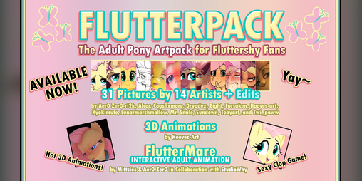 Aer0Zer0Ri2k's tweet card. Best Pony Appreciation Pack! Available for Windows
