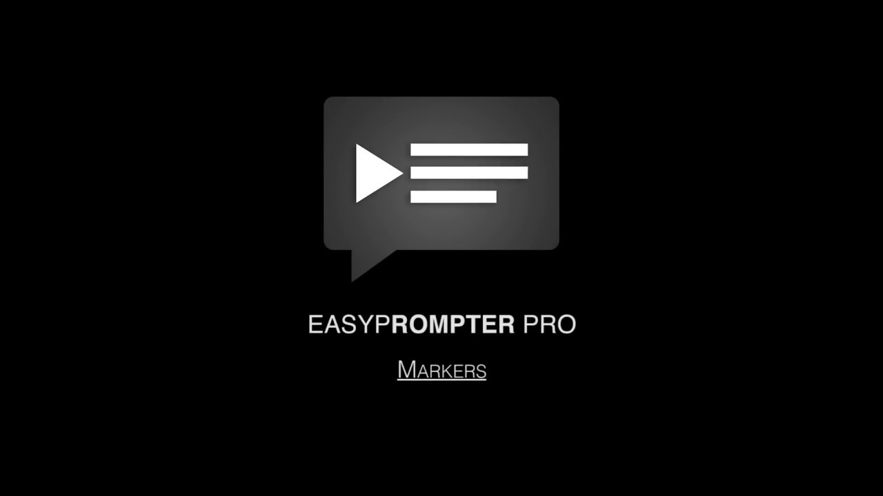 EasyPrompter's tweet card. EasyPrompter Pro - Markers