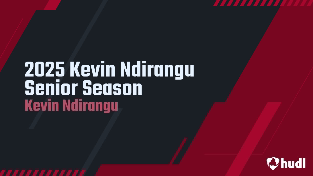 KevinNdi01's tweet card. 2025 Kevin Ndirangu Senior Season
