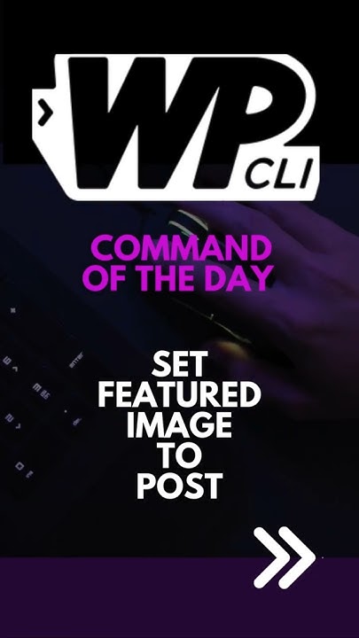 BuntyWP's tweet card. Set Featured Image to a post using WP-CLI #WPCLI #WordPress