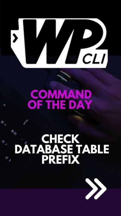 BuntyWP's tweet card. WP-CLI: Find WordPress Database Table Prefix (FASTEST Way!) #WordPr...