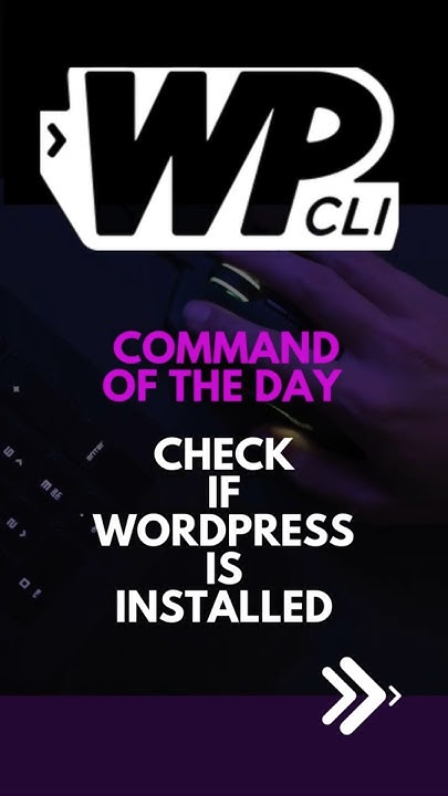 BuntyWP's tweet card. Instantly Check WordPress Install with WP-CLI! #WordPress #WPCLI
