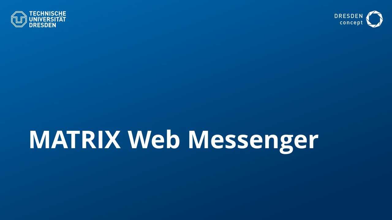 AlexanderLasch's tweet card. Digitale Lehre 1: MATRIX Web Messenger