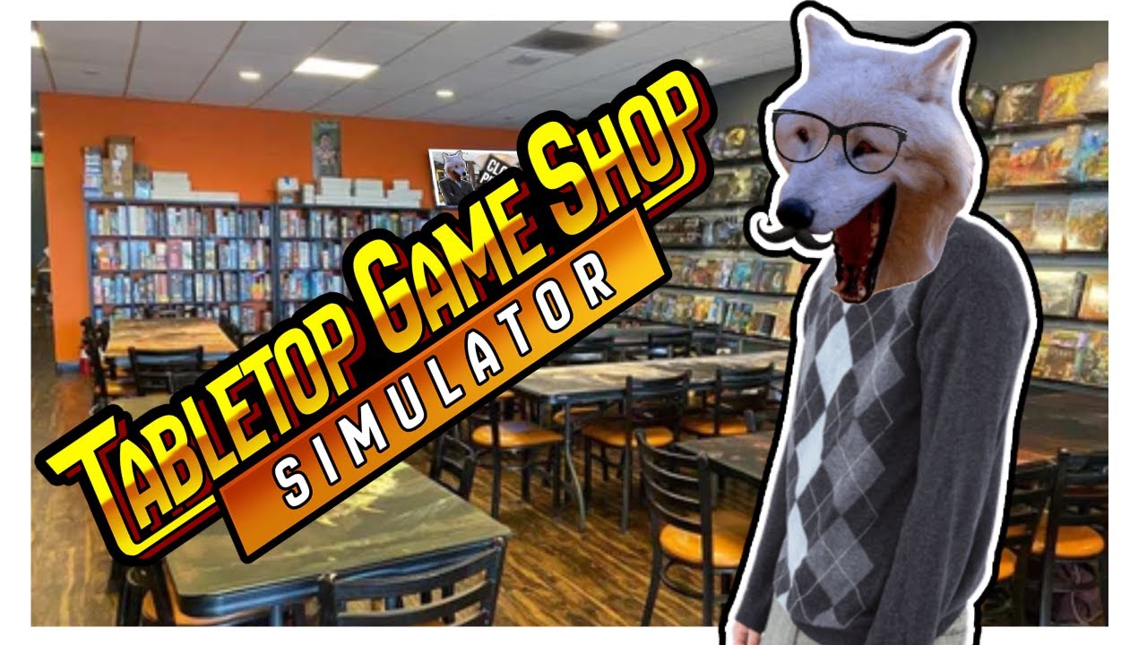 SimWolfHero's tweet card. I OPENED My OWN Tabletop Store! | Tabletop Game Shop Simulator