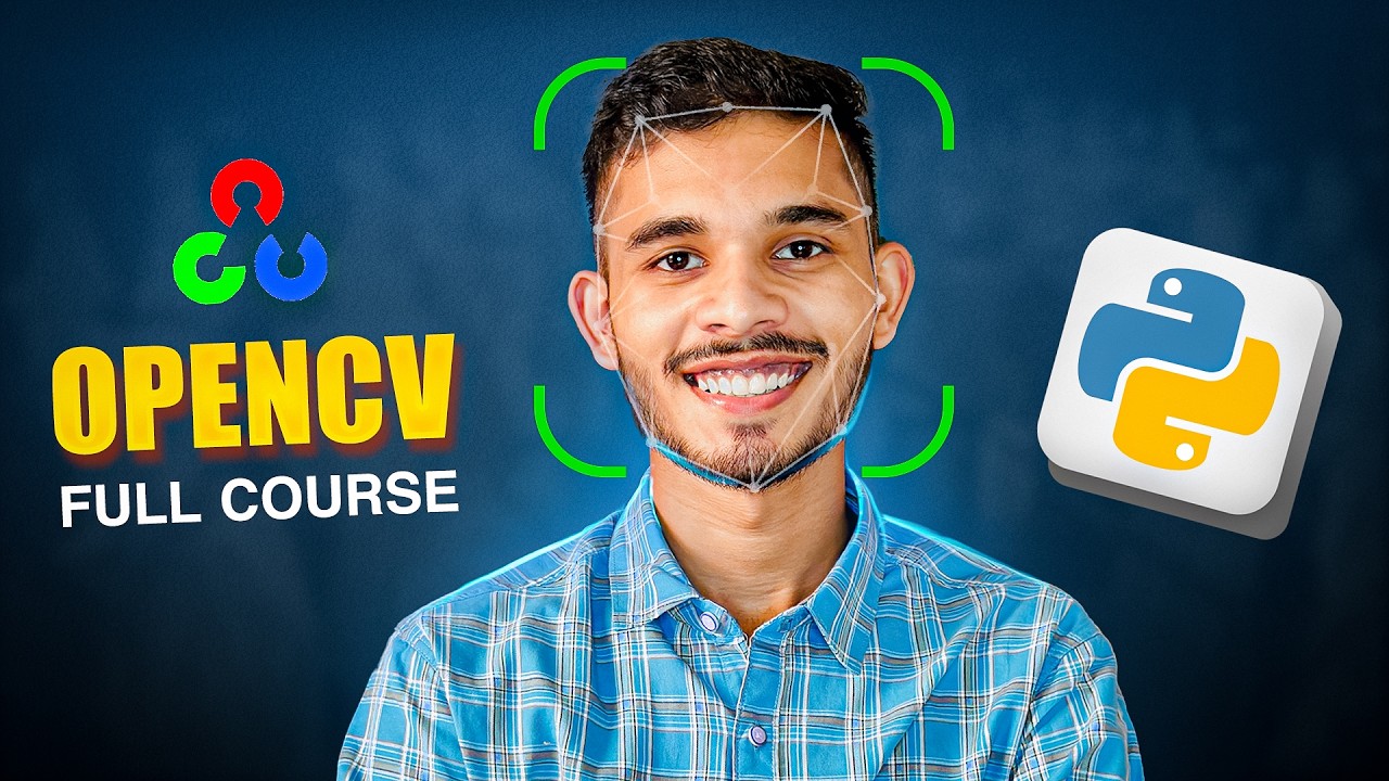 groversourabh's tweet card. OpenCV Tutorial | Computer Vision | Full OpenCV with Python Course