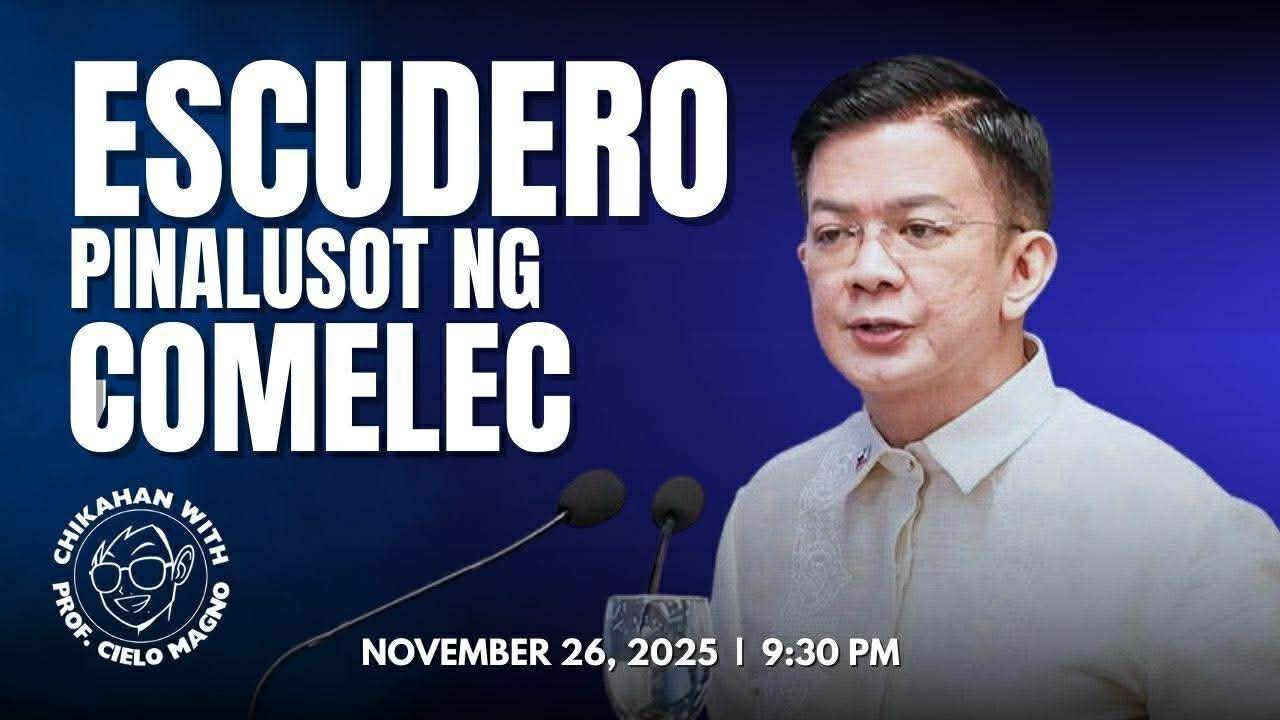 zlzbgi's tweet card. Escudero pinalusot ng COMELEC