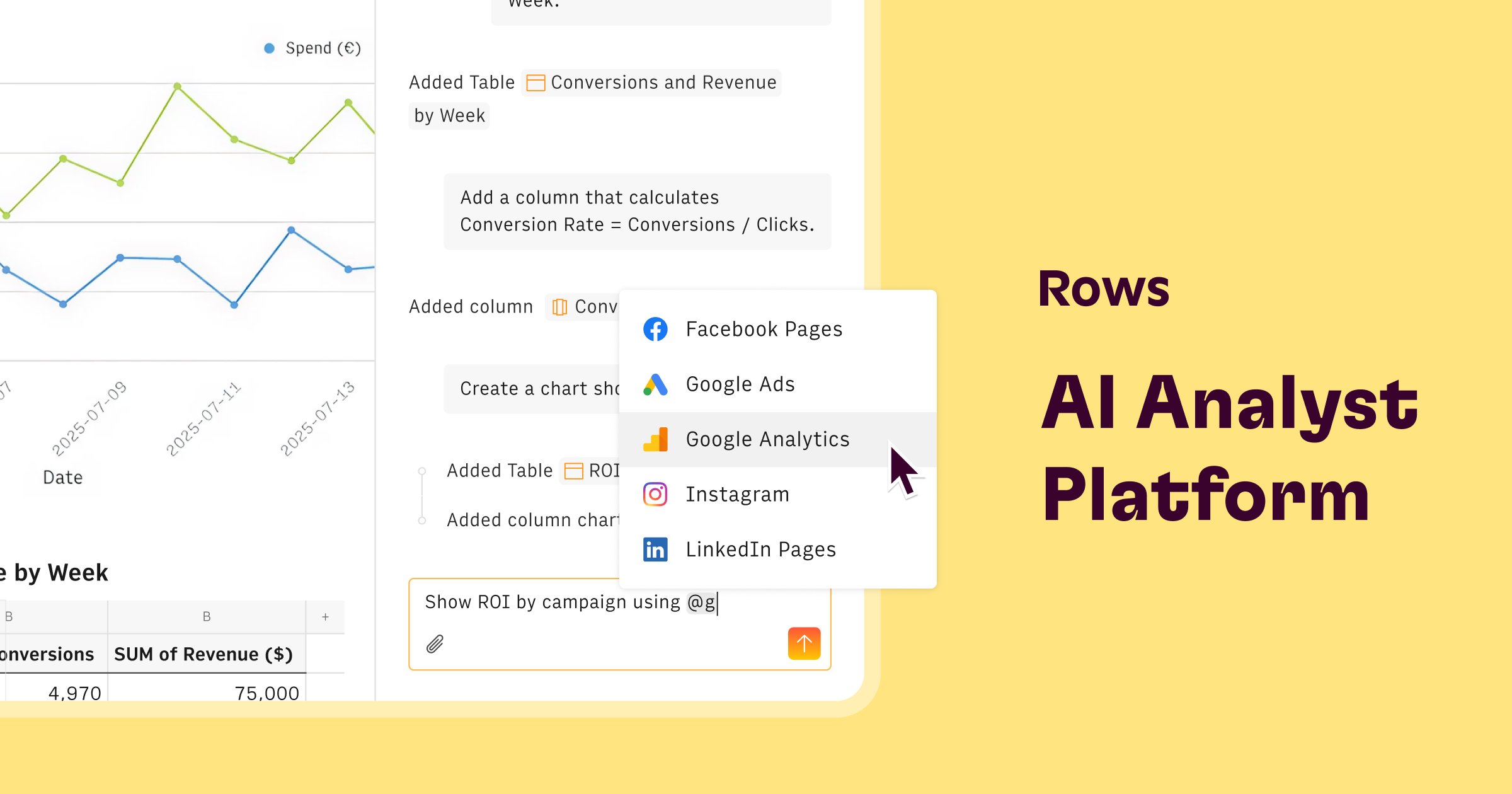 anik_radwan's tweet card. For decision makers who want autonomy over their data. Instead of BI dashboards, copy pasting PDFs, writing SQL queries, scripts, or stitching together spreadsheets, Rows gives business teams the...