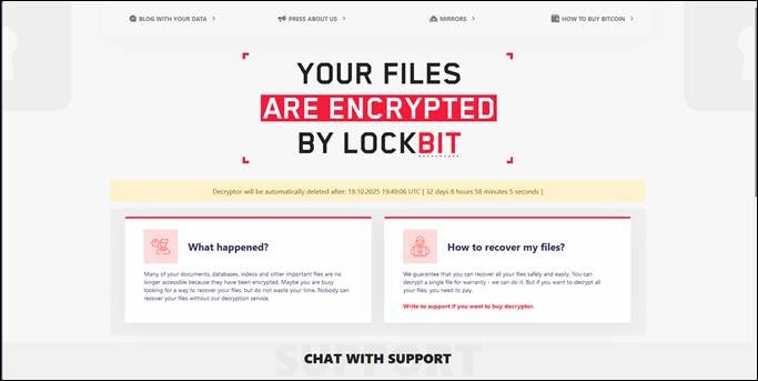 the_yellow_fall's tweet card. LockBit 5.0 resurfaces with advanced Windows, Linux, and ESXi variants, boasting heavy obfuscation and anti-forensic techniques, making it more dangerous than ever.