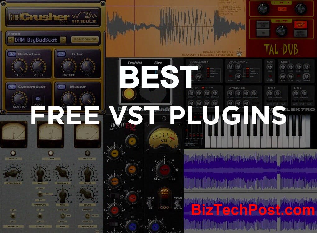 BizTechPost's tweet card. Have you been searching for synth, bass, vocals or guitar simulation? Your search is over with these Best free VST plugins.
