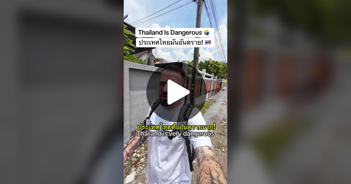 TwoLouseKitty's tweet card. 299.5K likes, 5877 comments. “Thailand is dangerous according to some documentaries… I don’t think so 🇹🇭 ❤️”