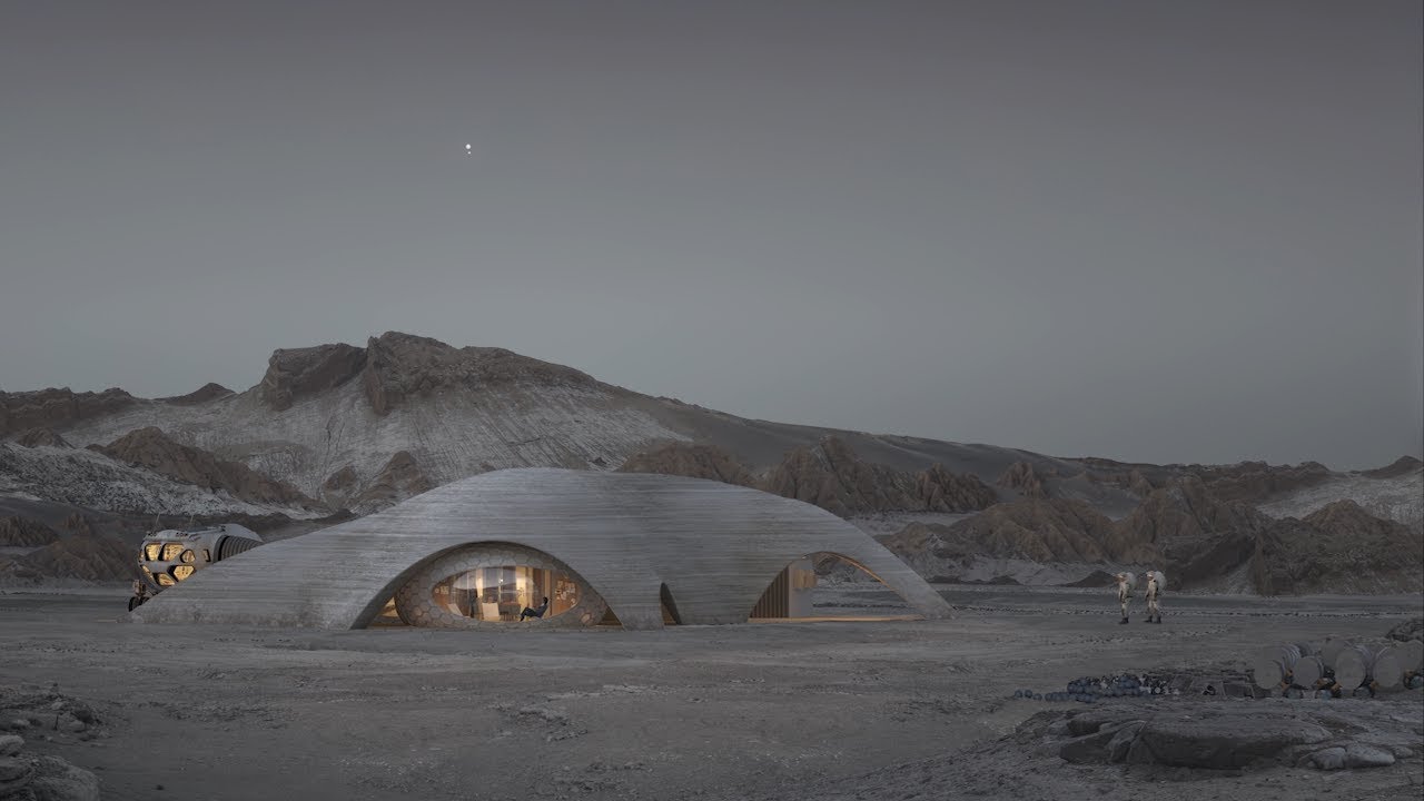 MonaghanCoder's tweet card. Mars Habitat