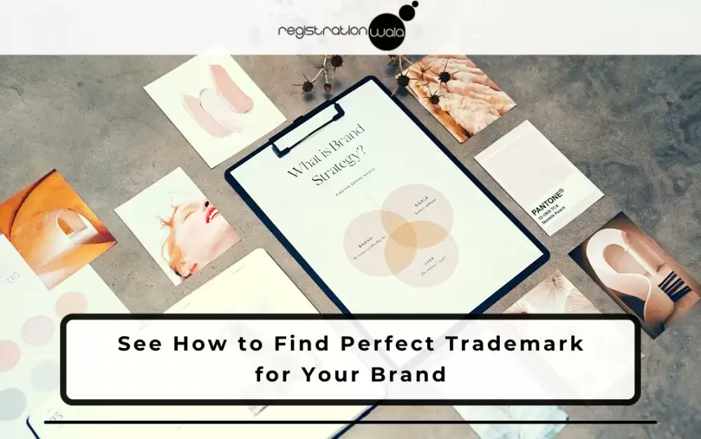 Registratinwala's tweet card. You must check that your desired name should not exist or in use by another company. For that below is a step-by-step process to find the perfect trademark for your brand.