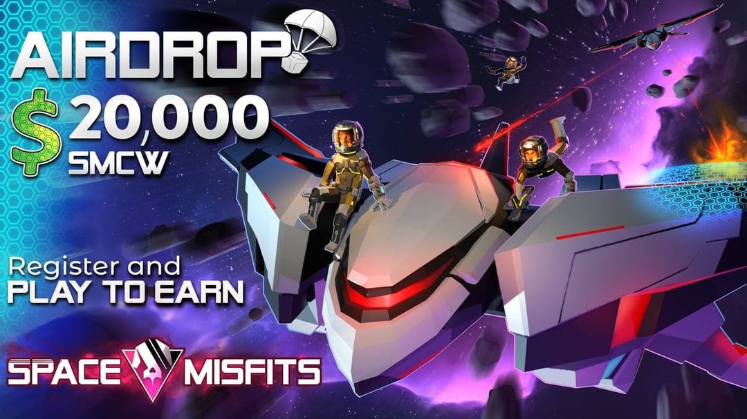 fanyuckc's tweet card. 🔥🌍Welcome to the Space Misfits $20,000 CROWN Token In-Game Airdrop🌍🔥 Prizes 🏆 $20,000 in CROWN Tokens split between 500 Random Winners How to Participate ☑️Register for a Space Misfits account...