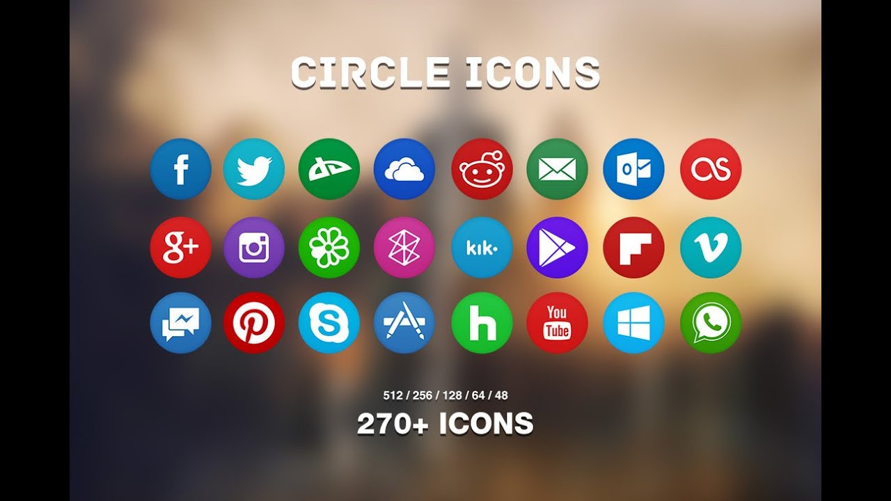 Design_Prodigy's tweet card. Circle Social Icons Free Download