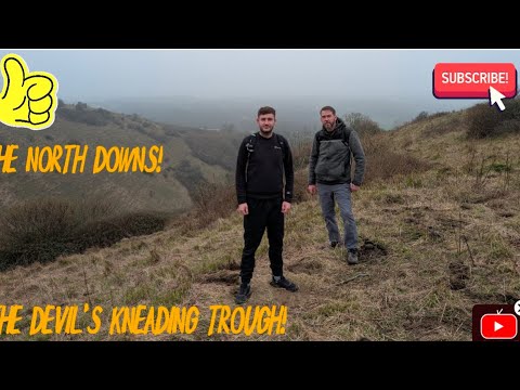 Pitchedup24's tweet card. Wild Camp 20 - The North Downs, Wye - The Devil's Kneading Trough!