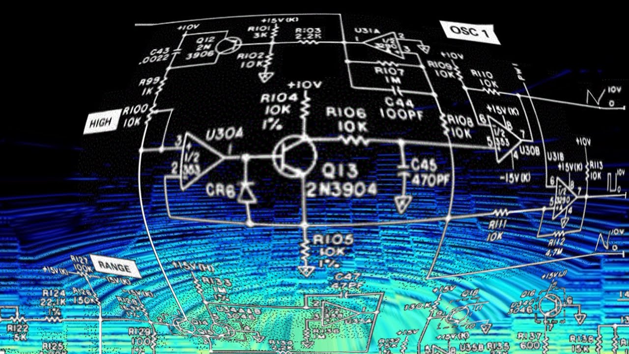 sbranvlztronics's tweet card. Moog Source VCO and Moog Prodigy CA3046 temperature compensation...