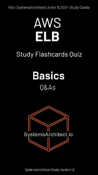 systemsarch's tweet card. AWS ELB Flashcards (Basics) #devops #cloudcertification #aws #ELB...