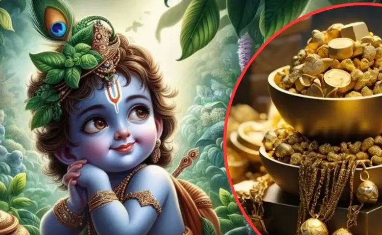 humdekhengenews's tweet card. ભાદ્રપદ કૃષ્ણ અષ્ટમીના દિવસે દેશભરમાં જન્માષ્ટમીનો તહેવાર ખૂબ જ ધામધૂમથી ઉજવવામાં આવે છે. આ દિવસ ભગવાન શ્રીકૃષ્ણની પૂજા માટે