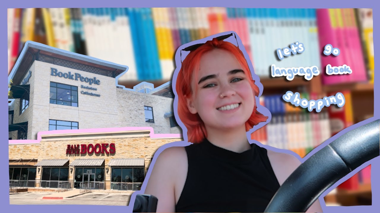 polyglotprogres's tweet card. Language Bookstore Adventure in Austin, Texas 📚🦇