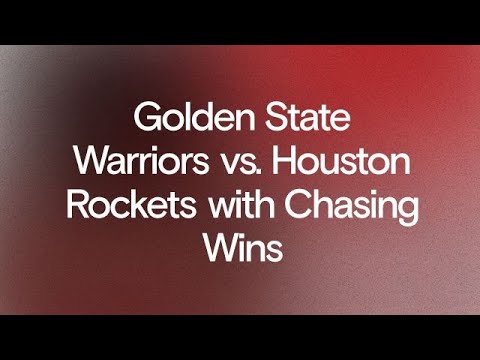 NotChasingWins's tweet card. Game 20: Warriors vs. Rockets