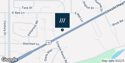 ComputerCorpsNV's tweet card. This is the what3words address for a 3 metre square location near Carson City, Nevada.
