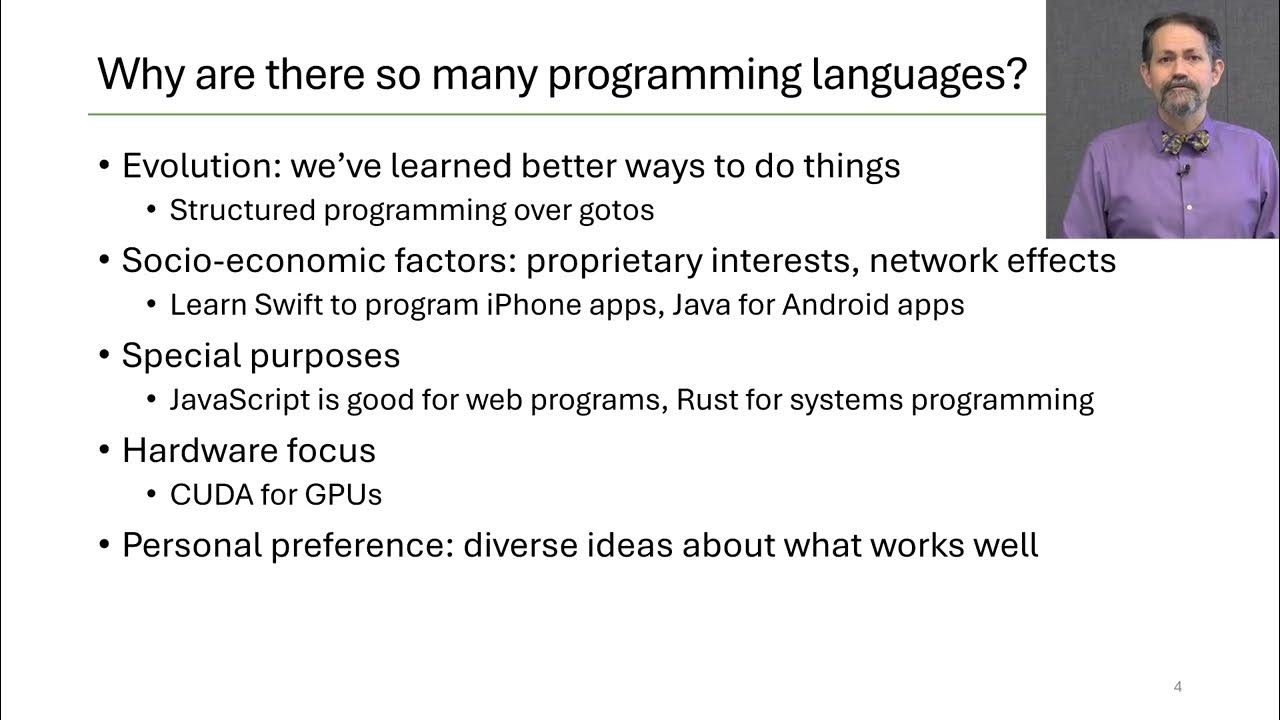 JAldrichPL's tweet card. PLP 1.1-1.3: Introduction - Programming Languages and Why We Study...