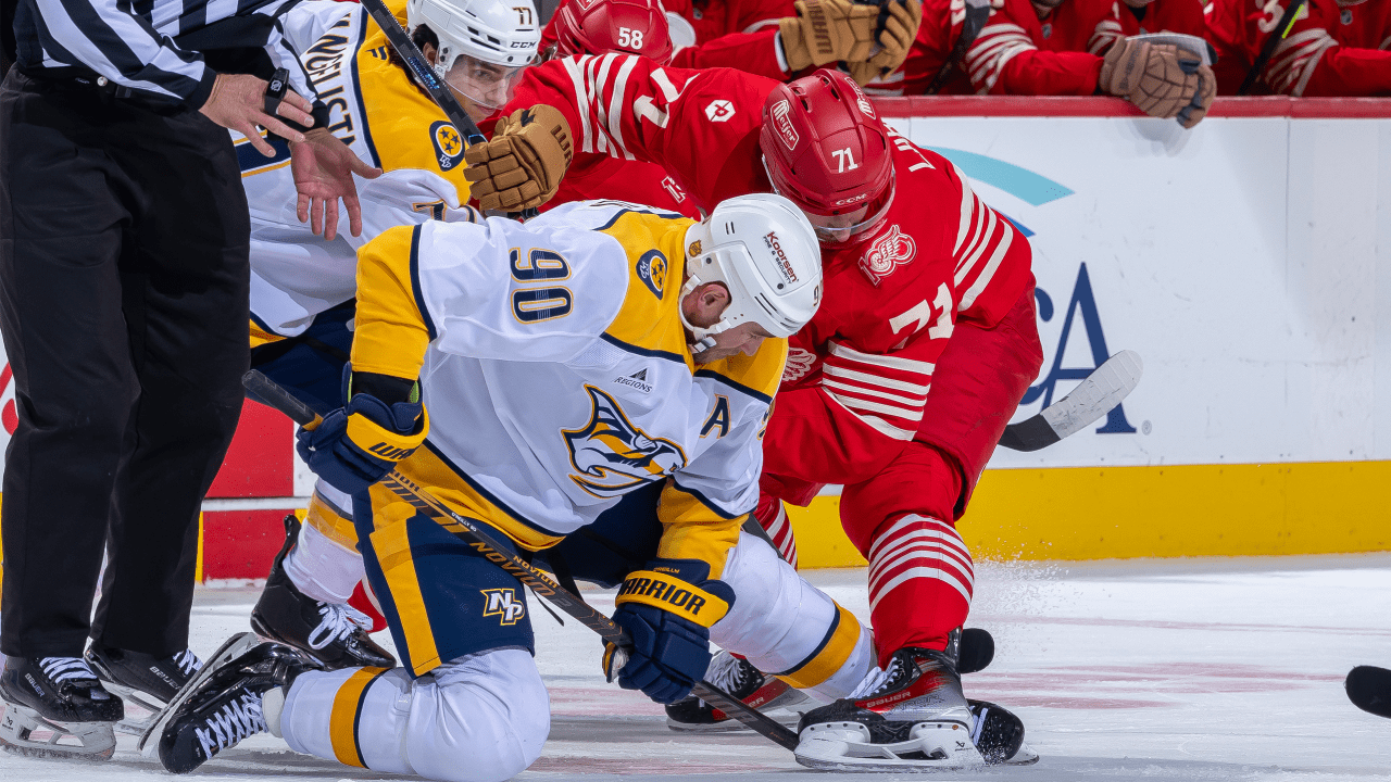 SwissHockeyNews's tweet card. O’Reilly gets 3 points for Nashville; Detroit has dropped 3 of 4