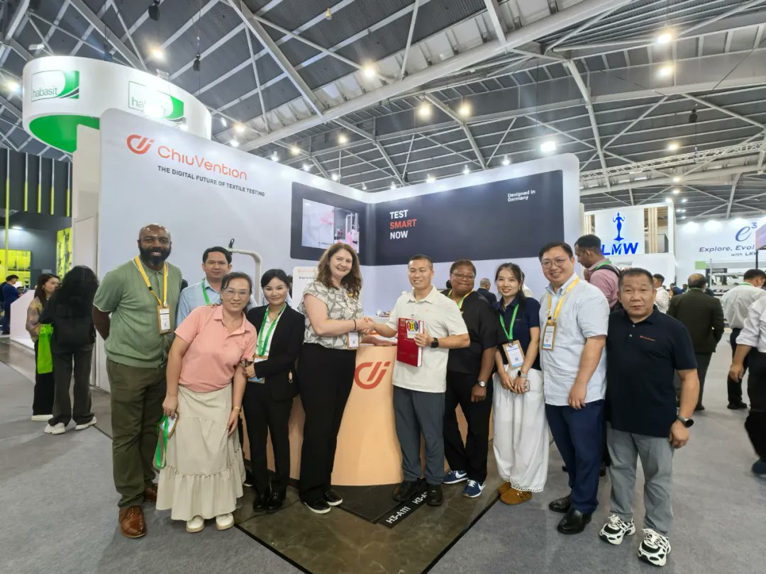 CIVChiuVention's tweet card. Leading Textile Testing Standards innovation as ChiuVention becomes an AATCC Gold Member, advancing global fabric quality.