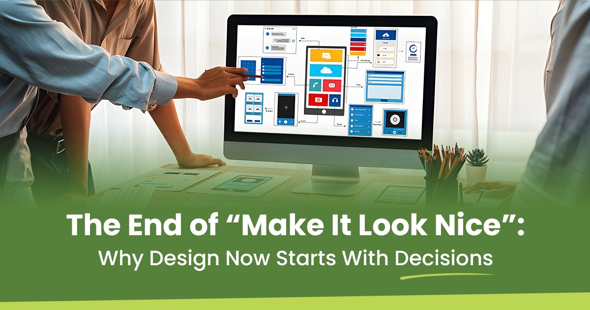 refreshideas's tweet card. Great design isn’t about colors or layouts—it’s about clarity and decisions. Learn how decision-led design helps brands move from confusion to clarity, and why business leaders must start every...