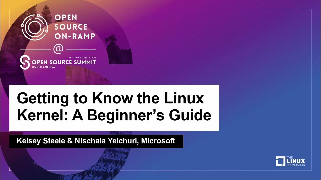 aashrith_k's tweet card. Getting to Know the Linux Kernel: A Beginner's Guide - Kelsey Steele...