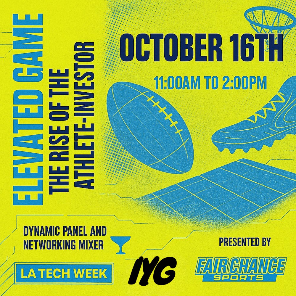 fcs_will's tweet card. Elevated Game: The Rise of the Athlete-Investor is a curated experience at the intersection of sports, capital, and innovation. We're bringing together athlete-investors and founders who are actively...