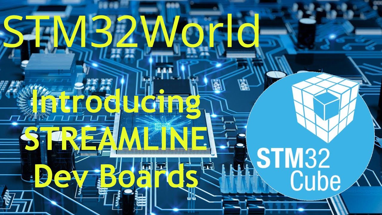 stm32world's tweet card. Introducing the Streamline Development Boards