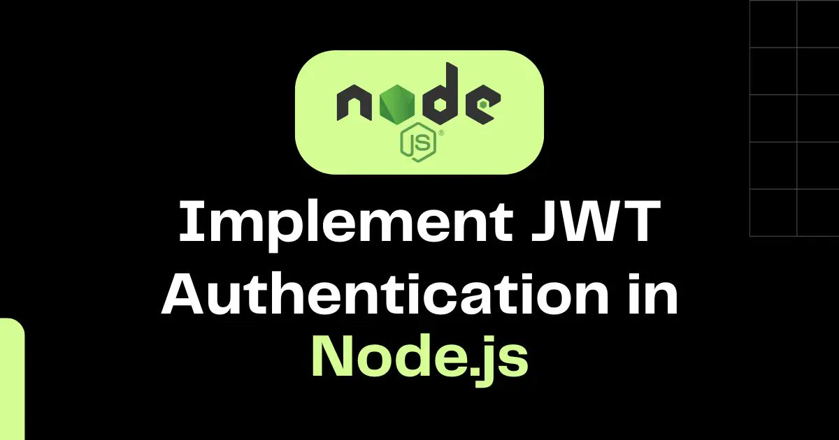 codewolfy_com's tweet card. Master JWT Authentication in Node.js with this guide! Build secure login systems, protect API routes, and handle user sessions effortlessly.
